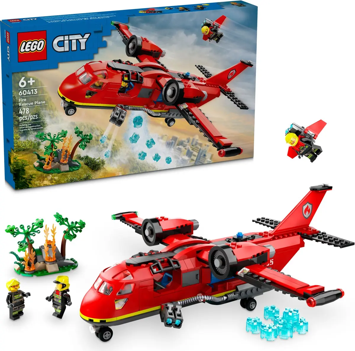 LEGO City 60413 Fire Rescue Plane set, image 2