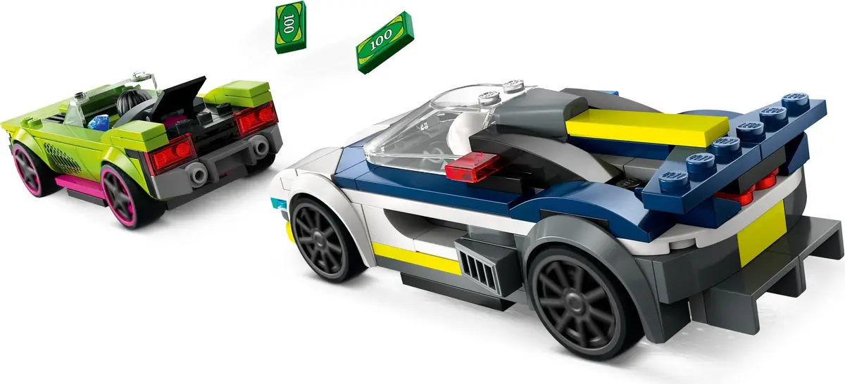 LEGO City 60415 Police Car and Muscle Car Chase set, image 3