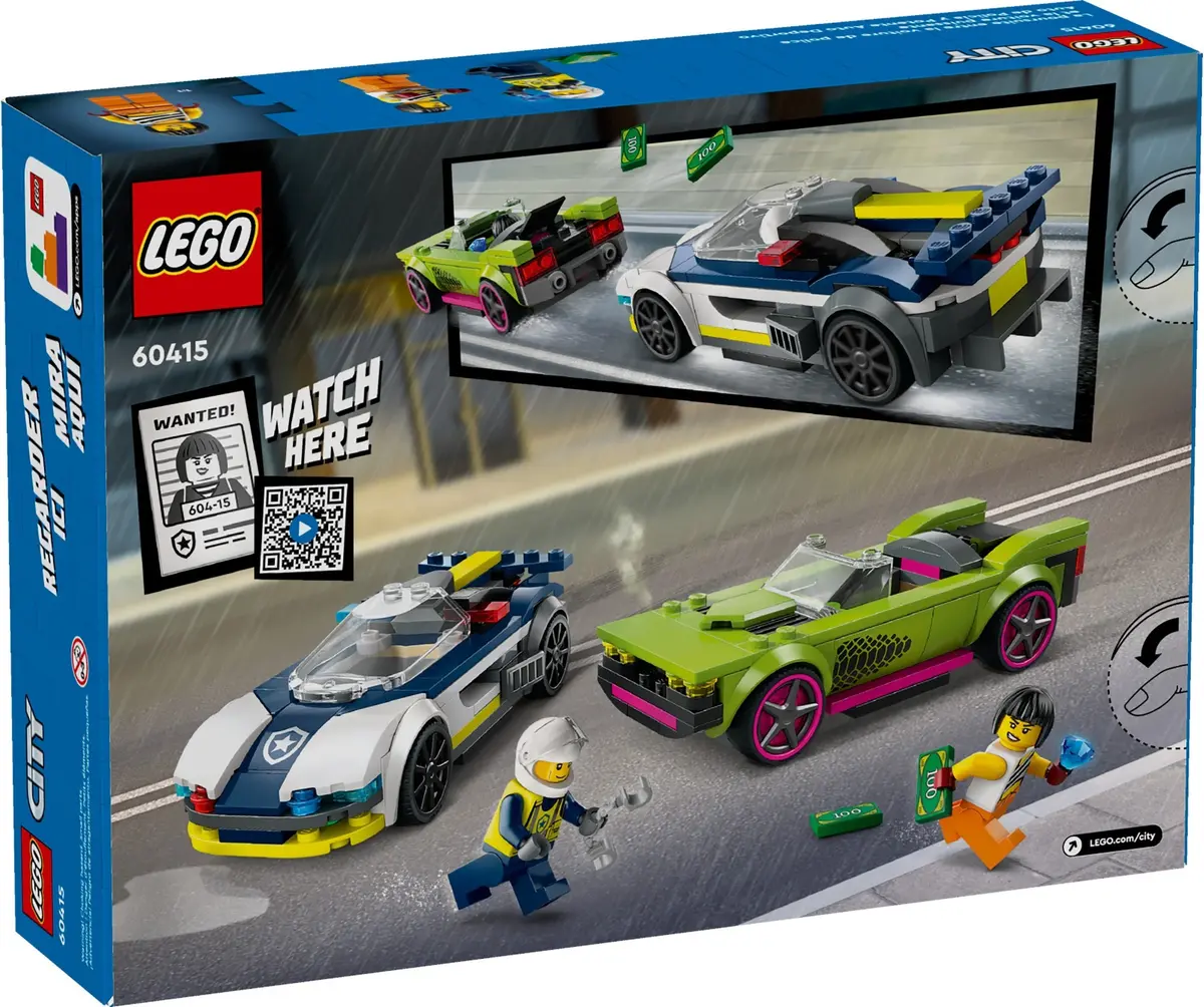 LEGO City 60415 Police Car and Muscle Car Chase set, image 5