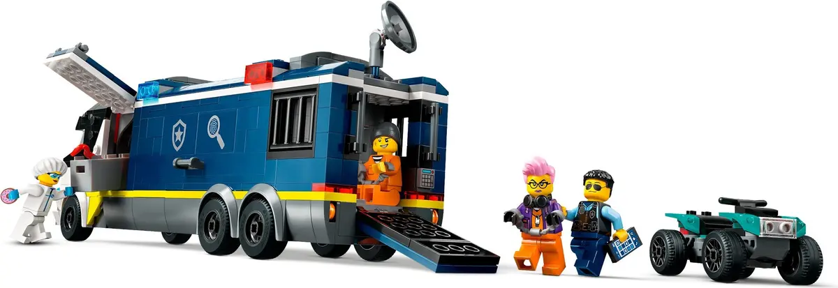 LEGO City 60418 Police Mobile Crime Lab Truck set, image 3