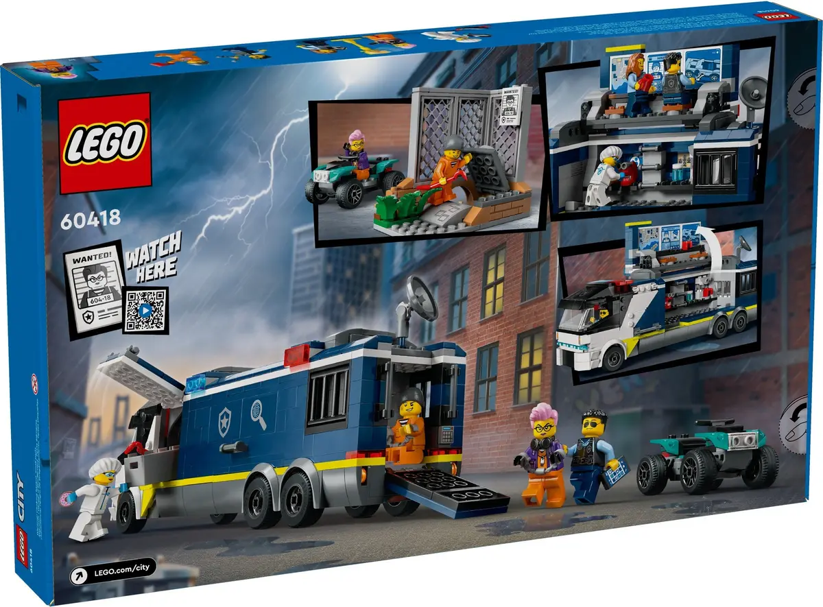 LEGO City 60418 Police Mobile Crime Lab Truck set, image 7