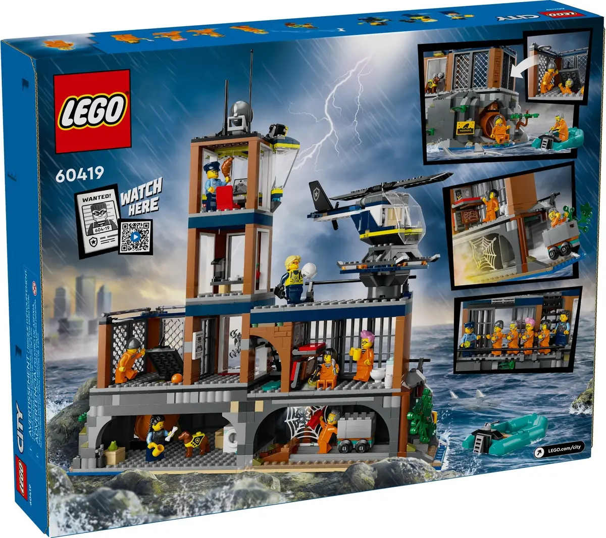 LEGO City 60419 Police Prison Island set, image 9