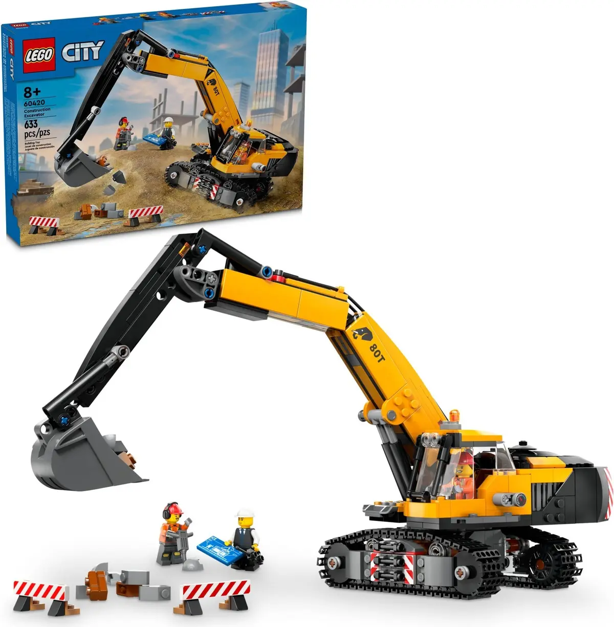 LEGO City 60420 Construction Excavator set, image 7
