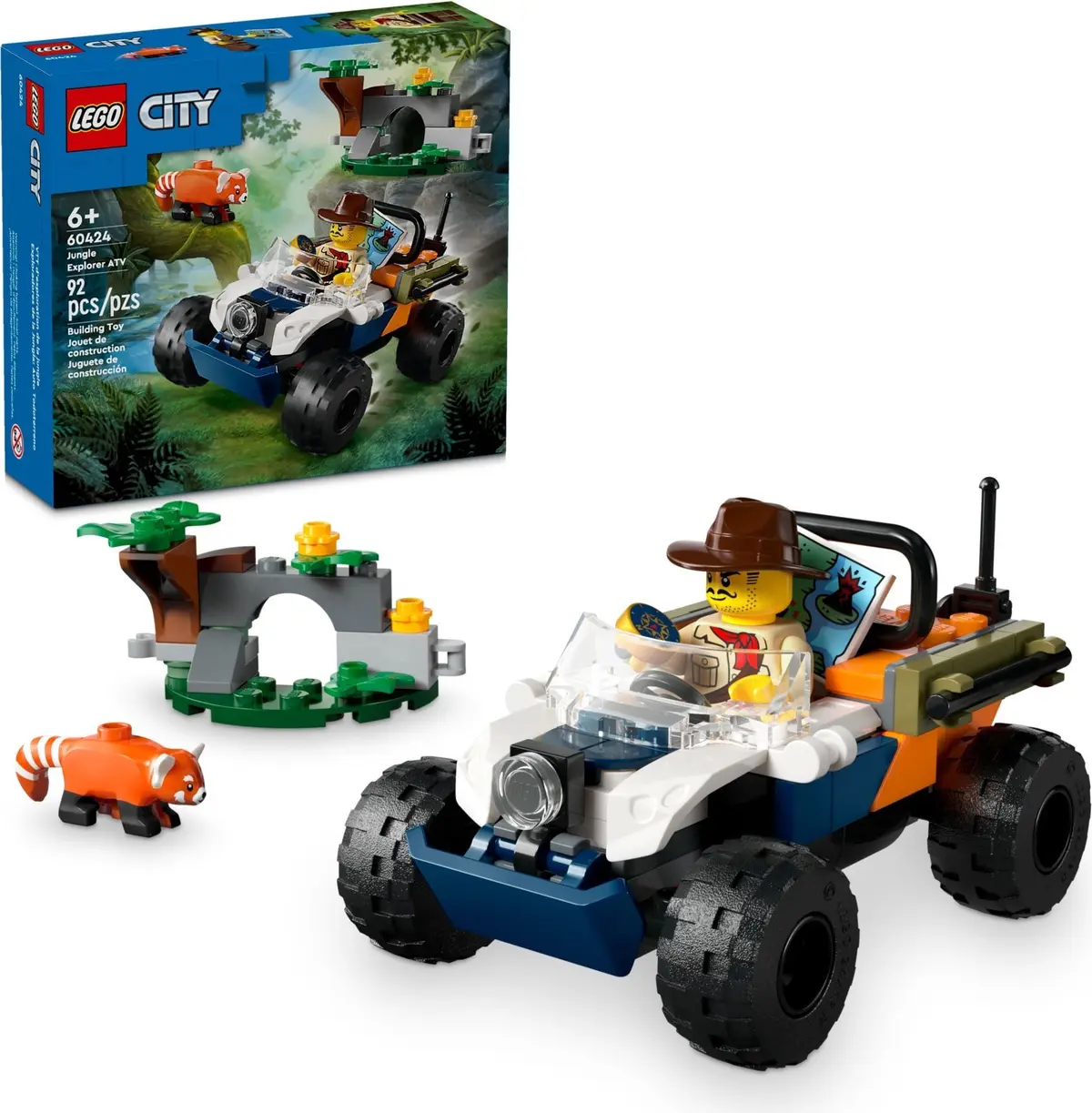 LEGO City 60424 Jungle Explorer ATV set, image 6