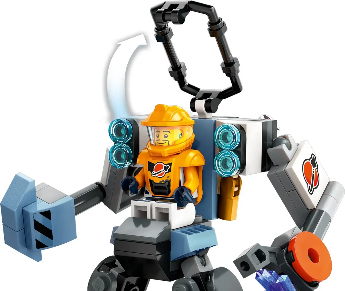 LEGO City 60428 Space Construction Mech set, image 3