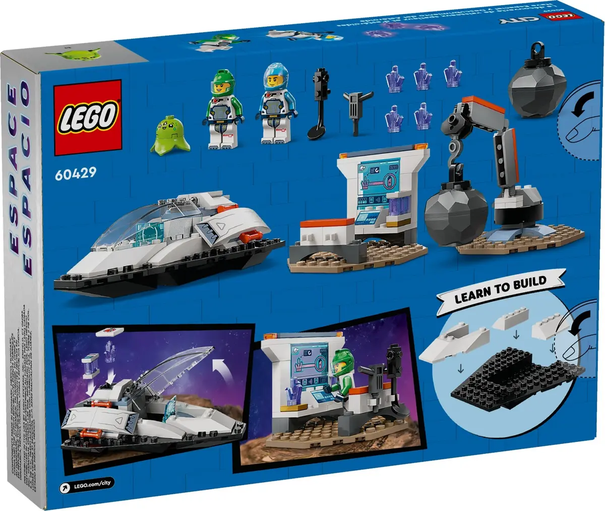 LEGO City 60429 Spaceship and Asteroid Discovery set, image 6