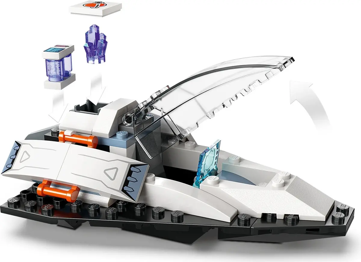 LEGO City 60429 Spaceship and Asteroid Discovery set, image 4