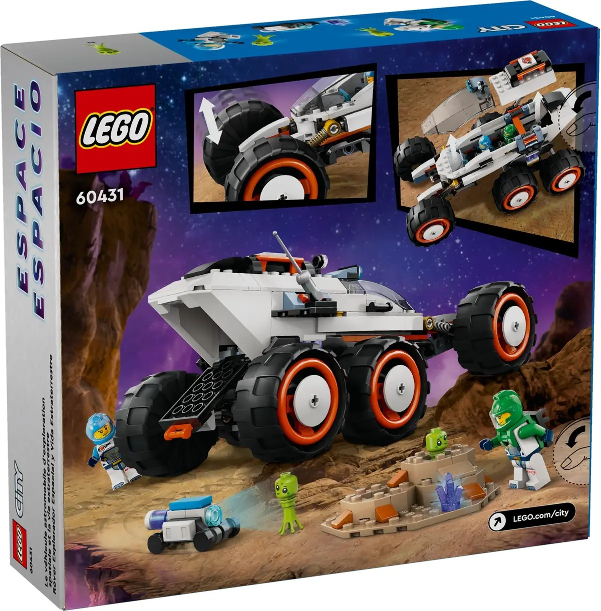 LEGO City 60431 Space Explorer Rover and Alien Life set, image 6