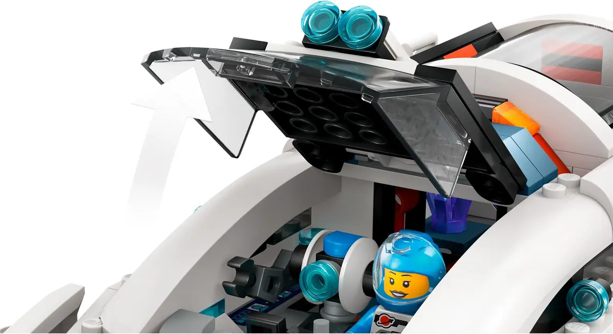 LEGO City 60432 Command Rover and Crane Loader set, image 4