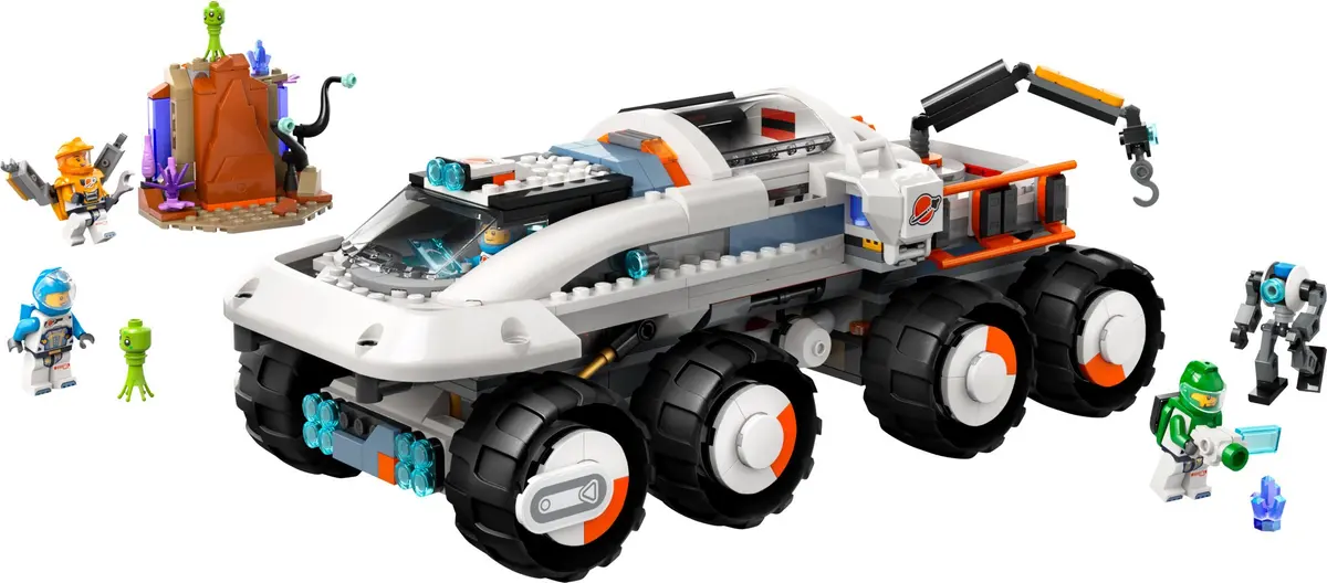 LEGO City 60432 Command Rover and Crane Loader set