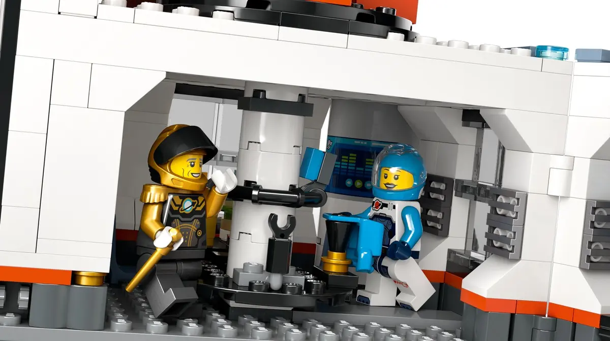 LEGO City 60434 Space Base and Rocket Launchpad set, image 4