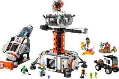 LEGO City 60434 Space Base and Rocket Launchpad set