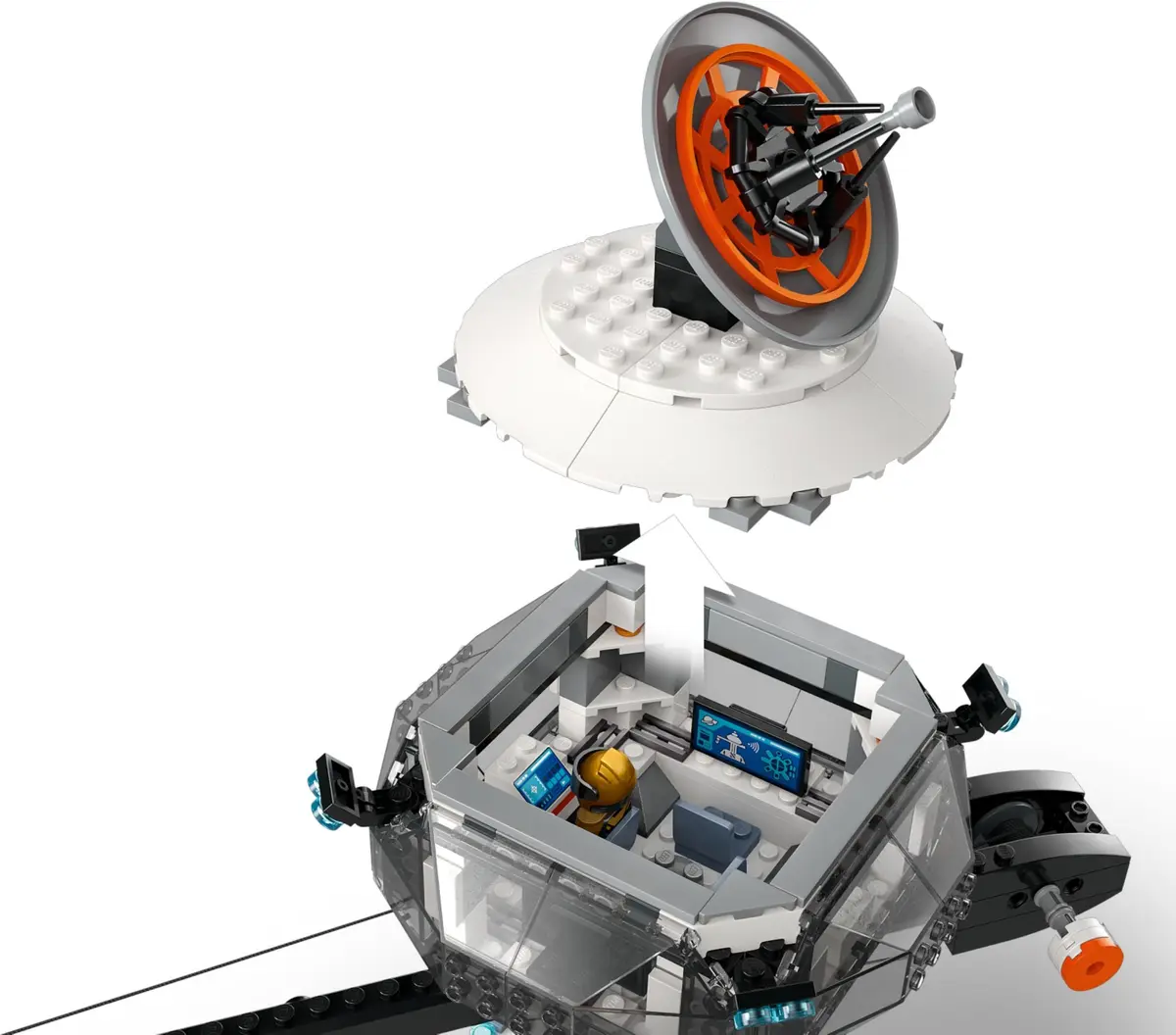 LEGO City 60434 Space Base and Rocket Launchpad set, image 6