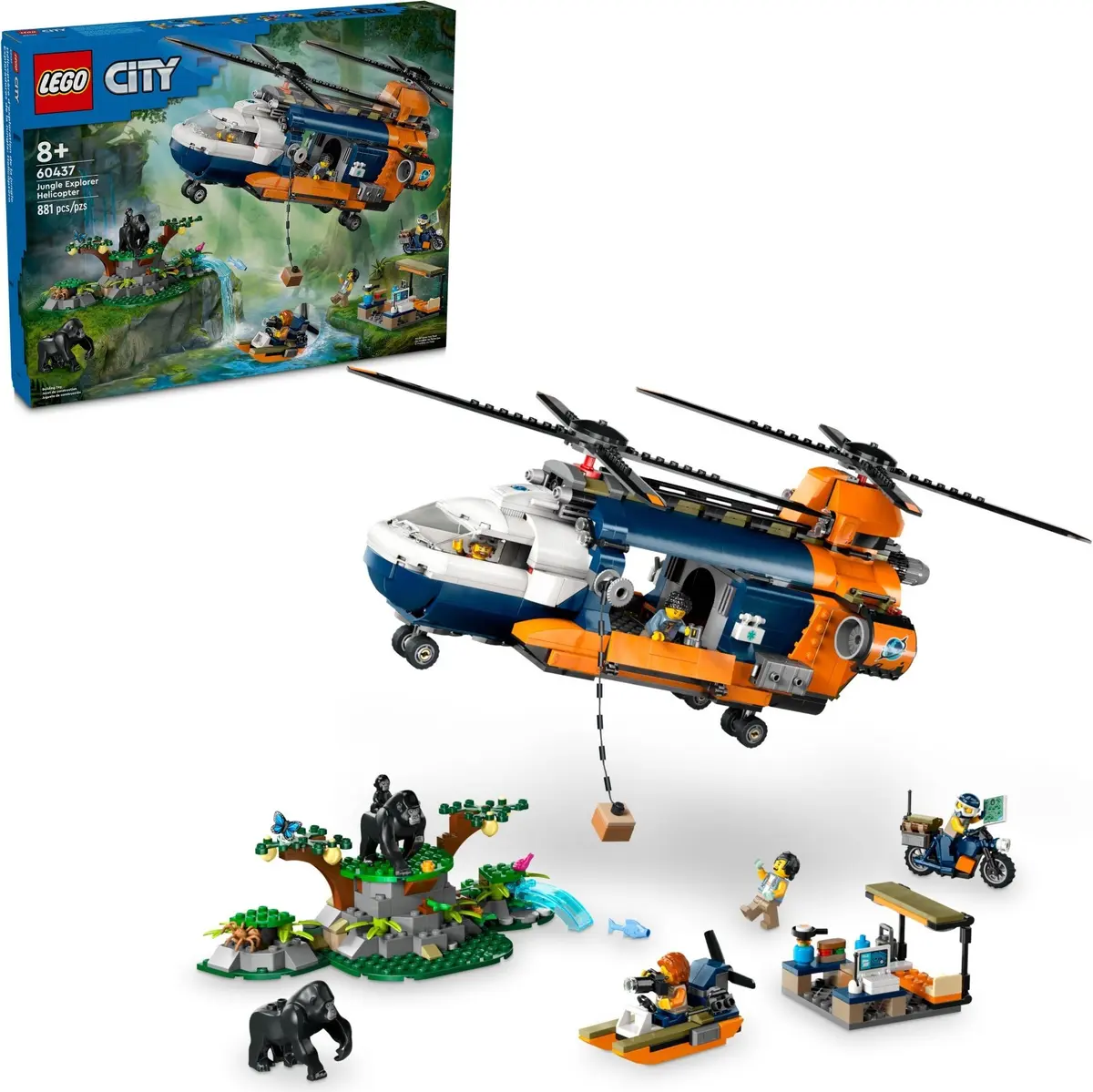 LEGO City 60437 Jungle Explorer Helicopter set, image 8