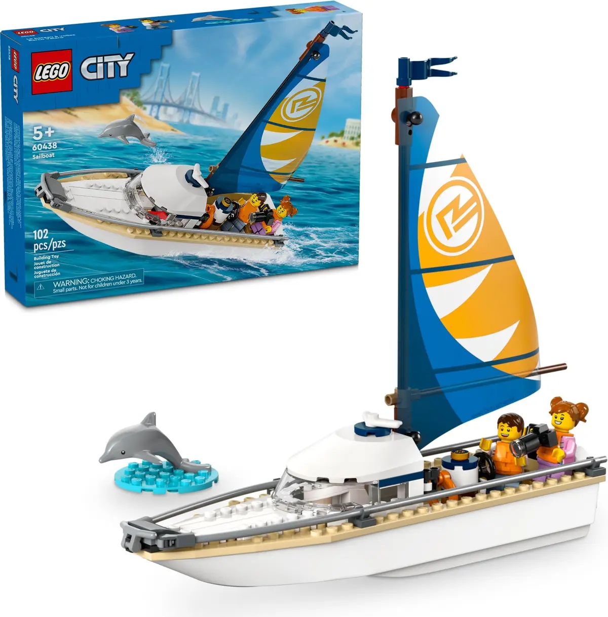 LEGO City 60438 Sailboat set, image 2
