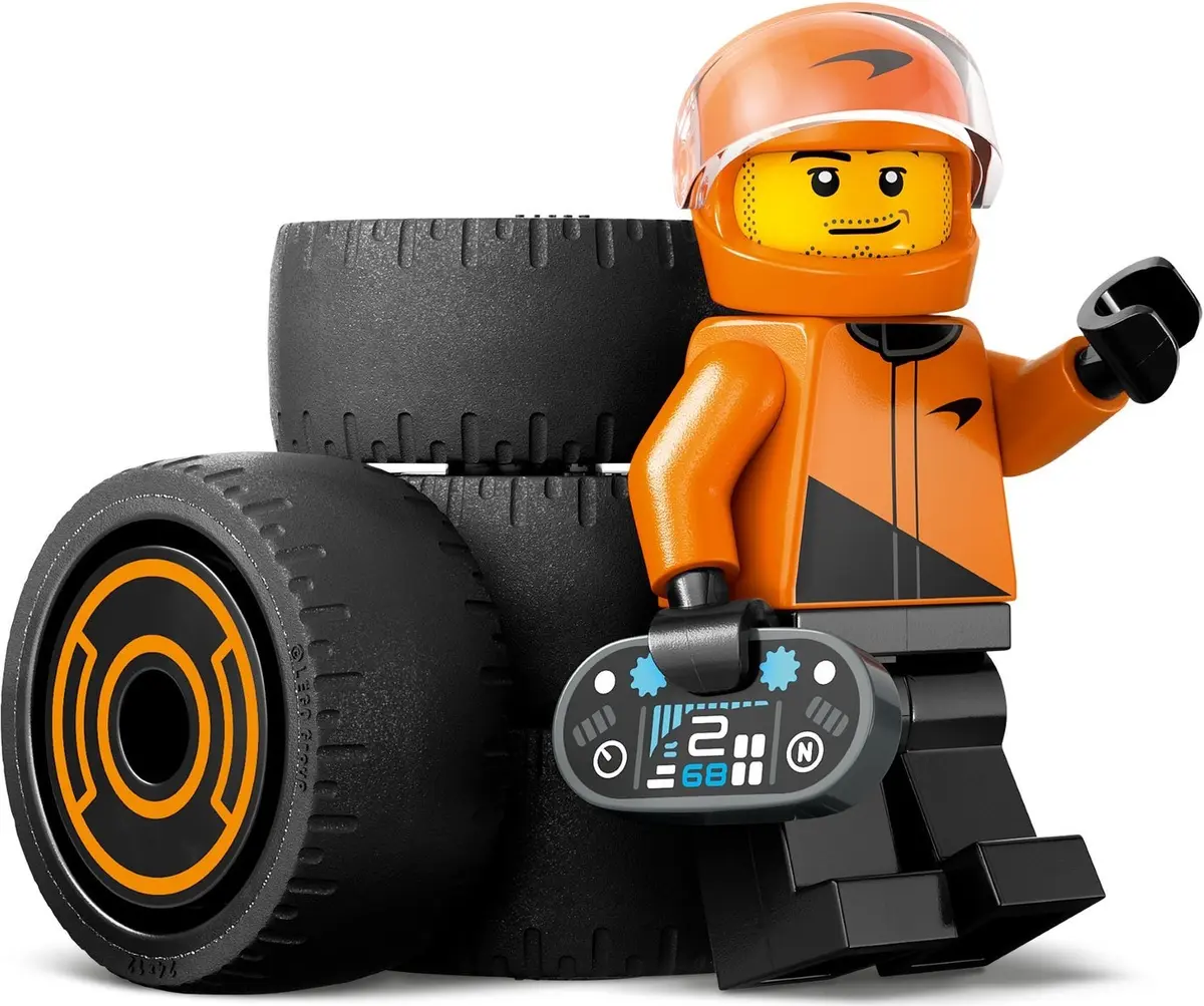 LEGO City 60442 F1 Driver with McLaren Race Car set, image 4
