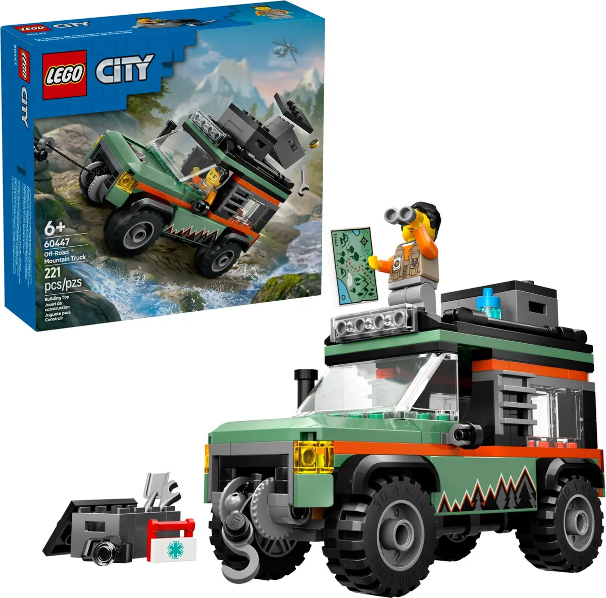 LEGO City 60447 Off-Road Mountain Truck set, image 3