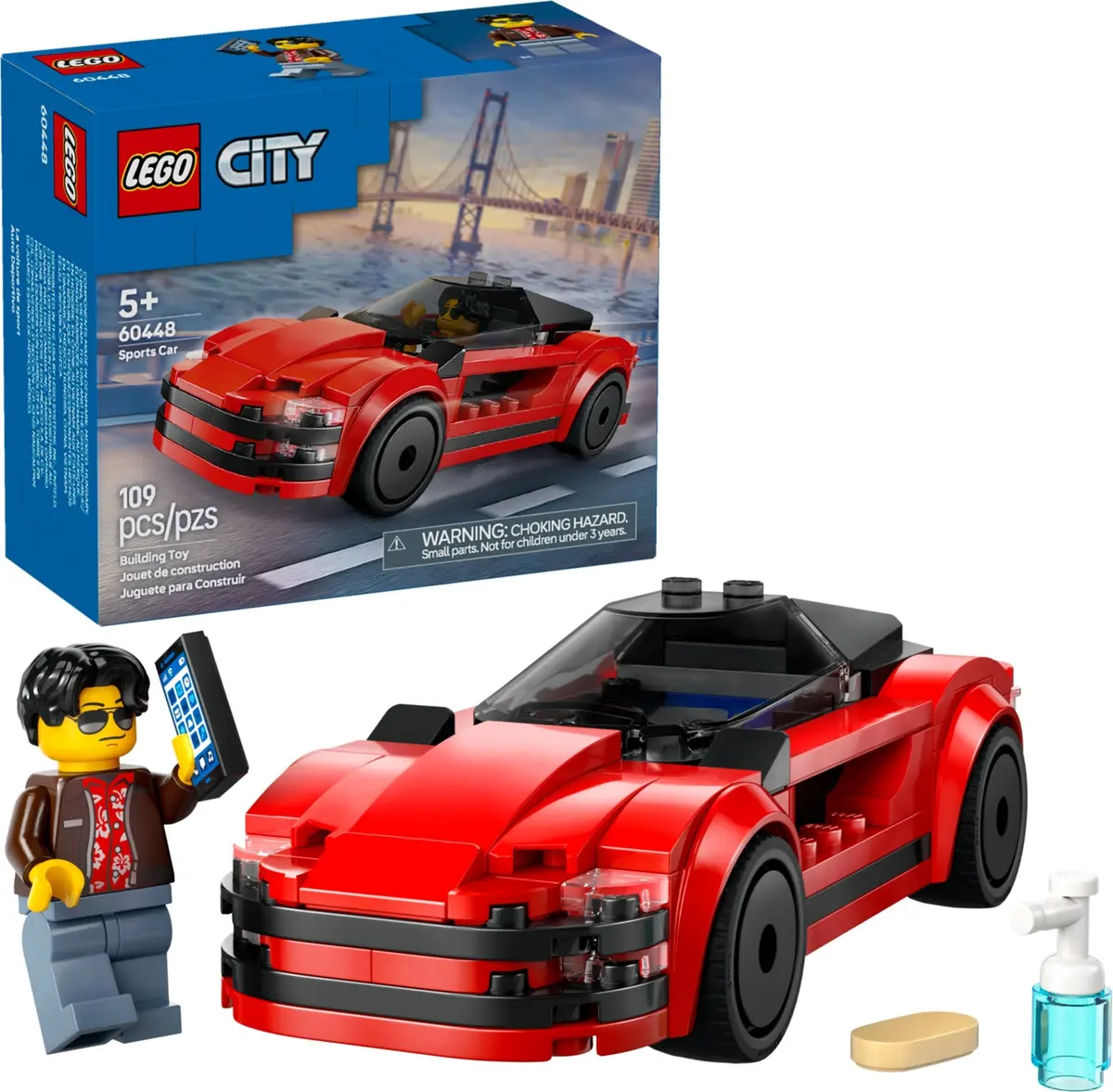 LEGO City 60448 Sports Car set, image 3