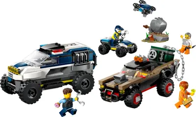 LEGO City 60449 Off-Road Police Car Chase set