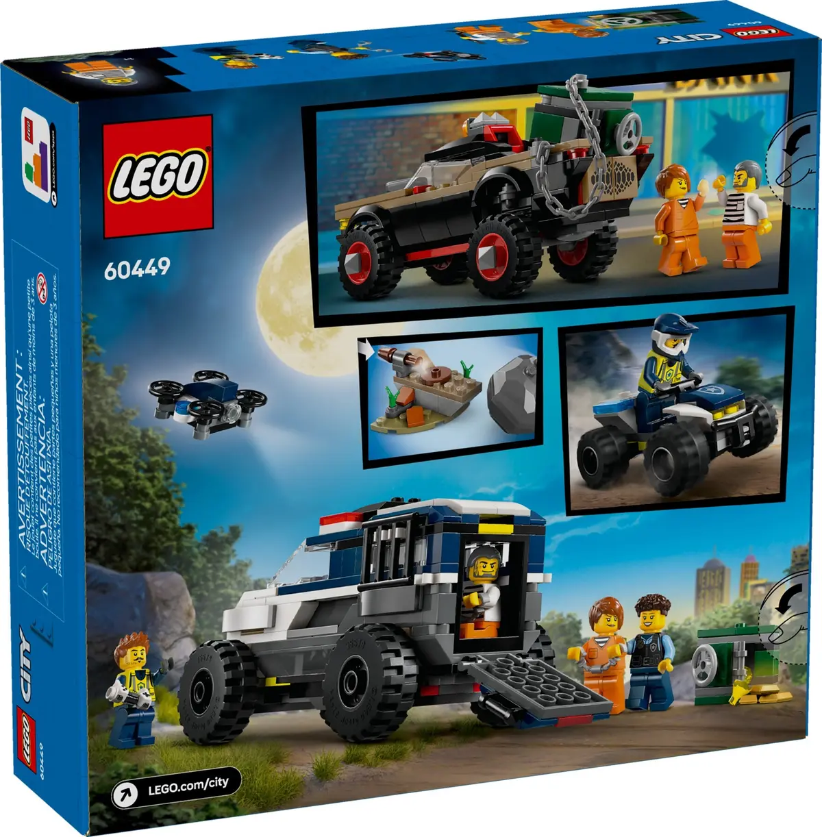 LEGO City 60449 Off-Road Police Car Chase set, image 2