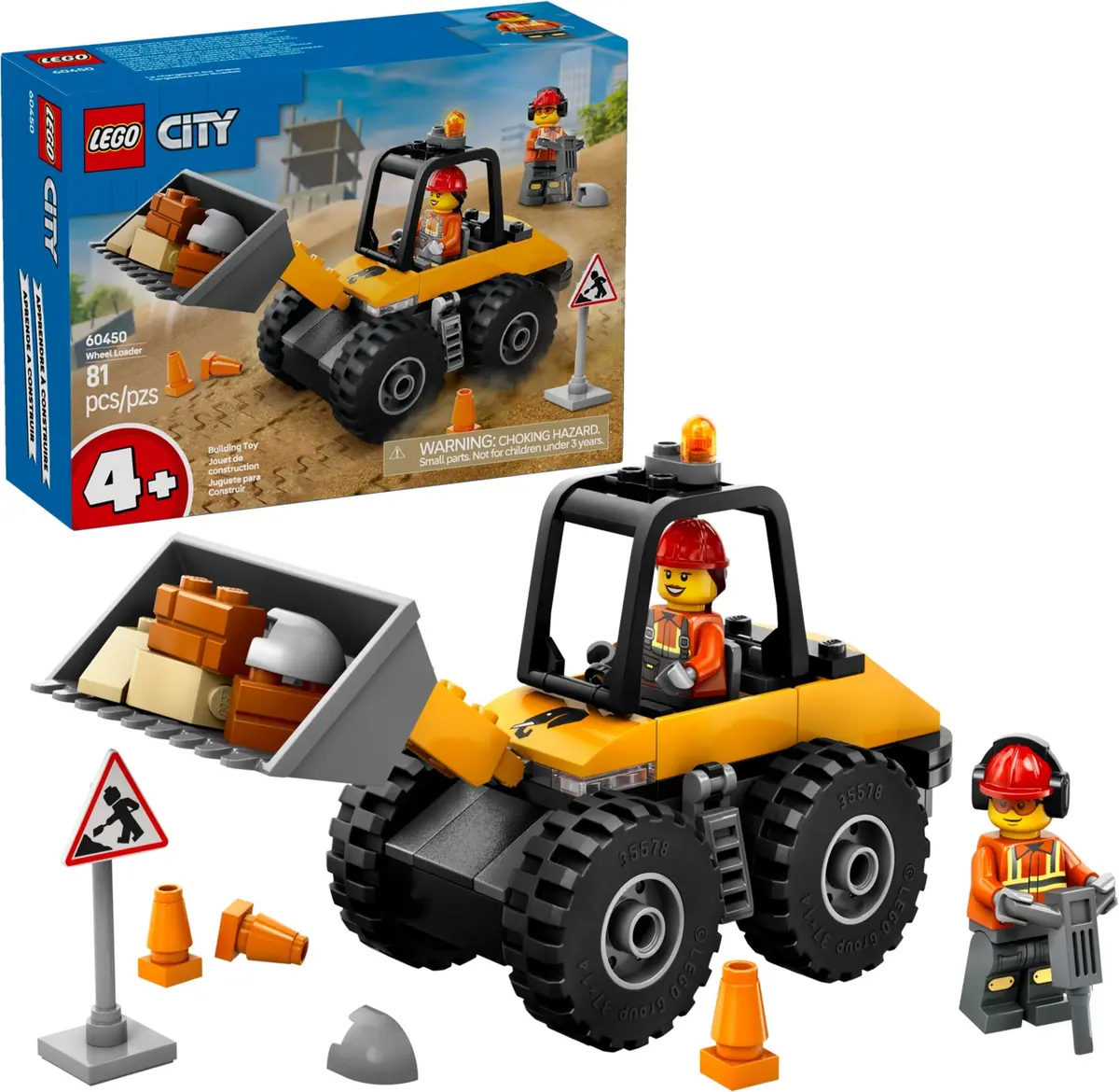 LEGO City 60450 Wheel Loader set, image 3