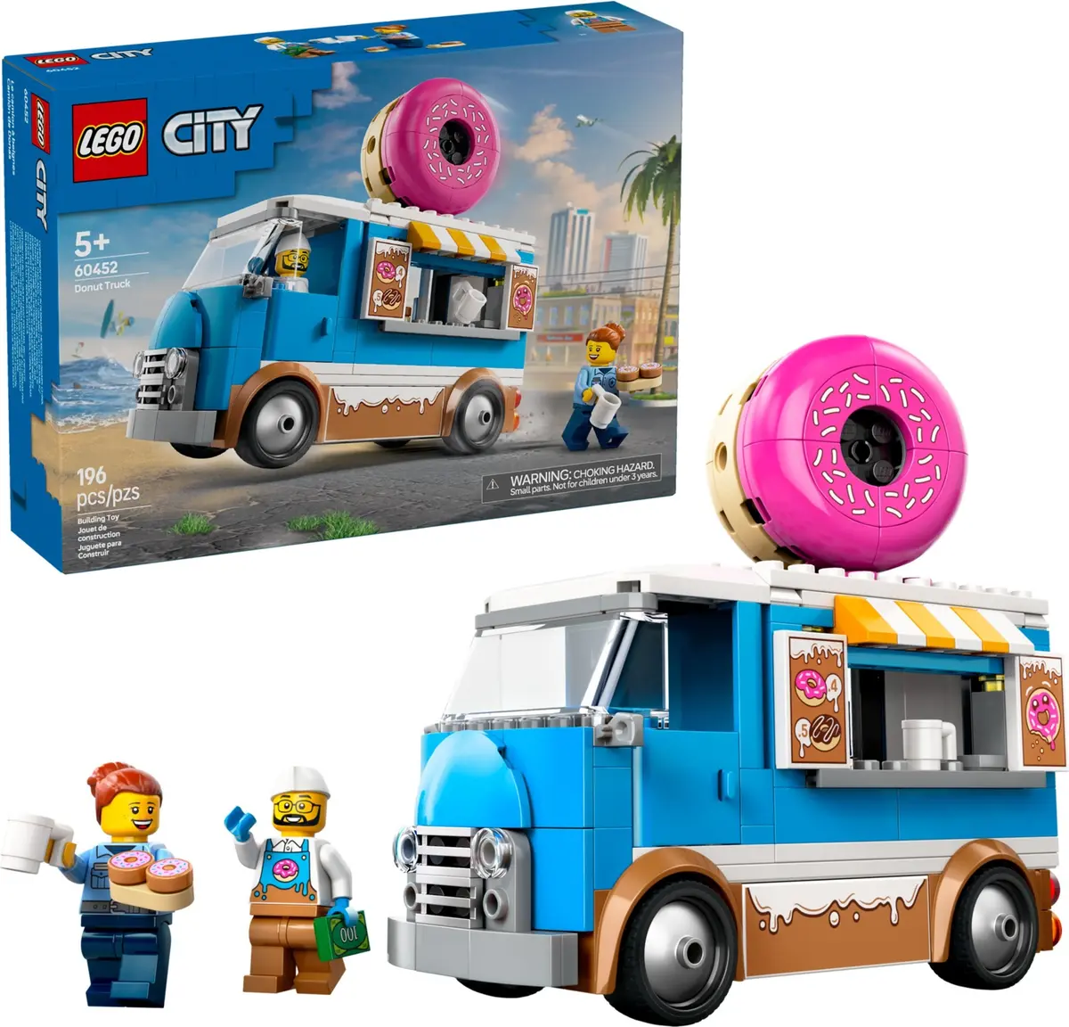 LEGO City 60452 Donut Truck set, image 3