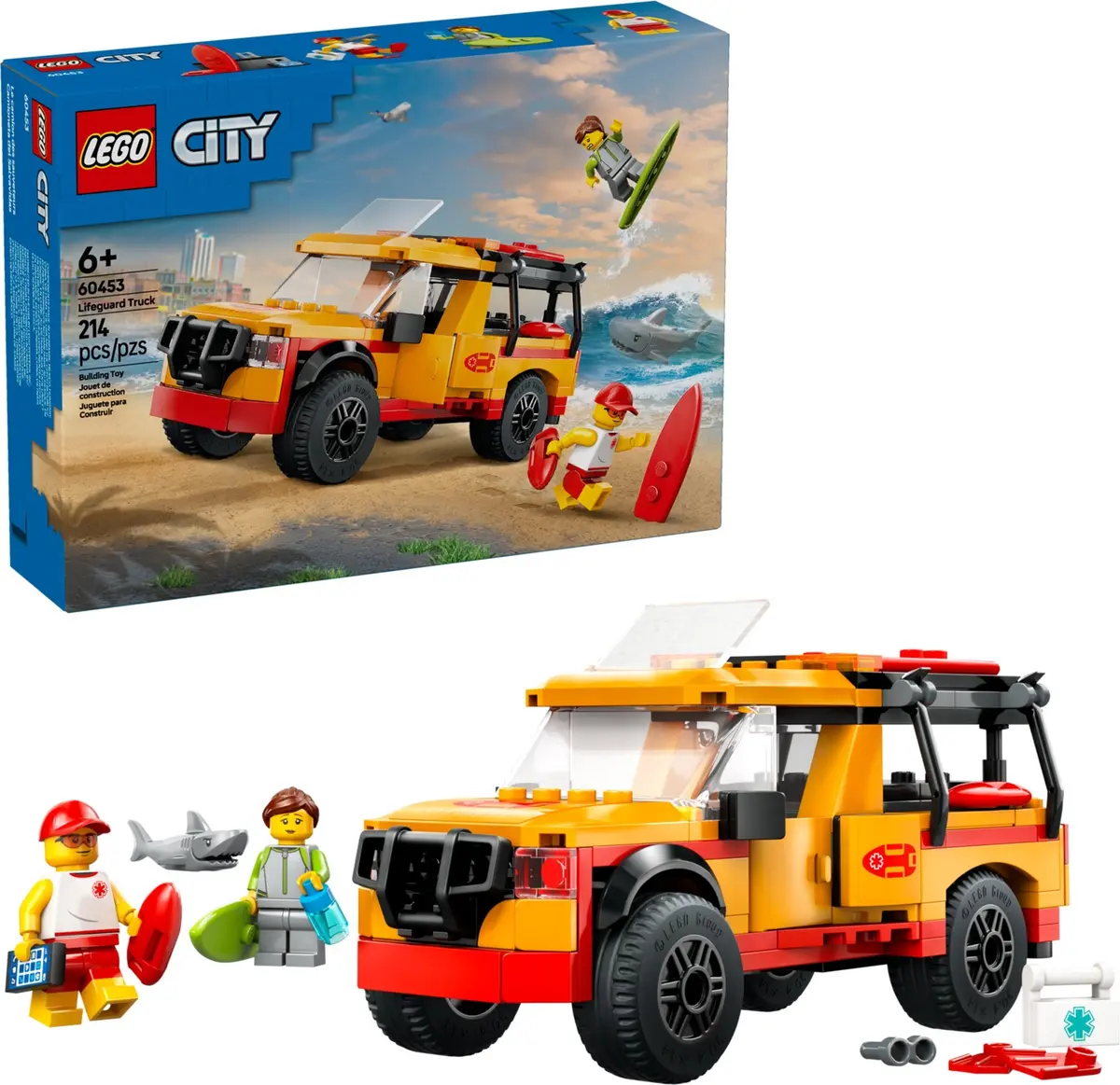 LEGO City 60453 Lifeguard Truck set, image 3