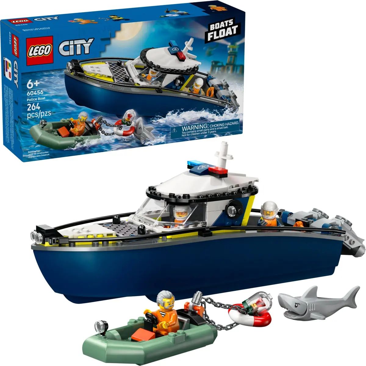 LEGO City 60456 Police Boat set, image 3