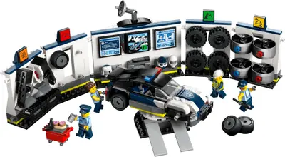 LEGO City 60457 Custom Police Garage set