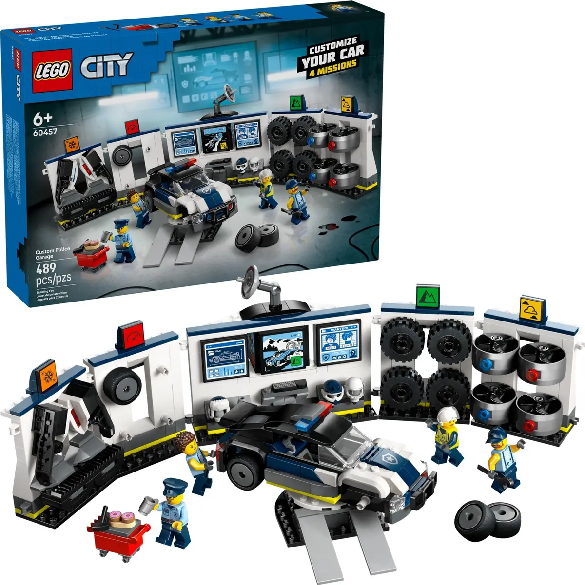 LEGO City 60457 Custom Police Garage set, image 3