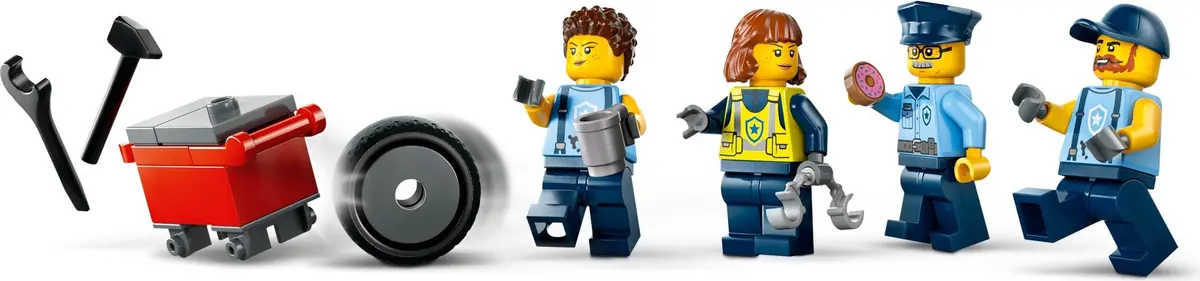 LEGO City 60457 Custom Police Garage set, image 8