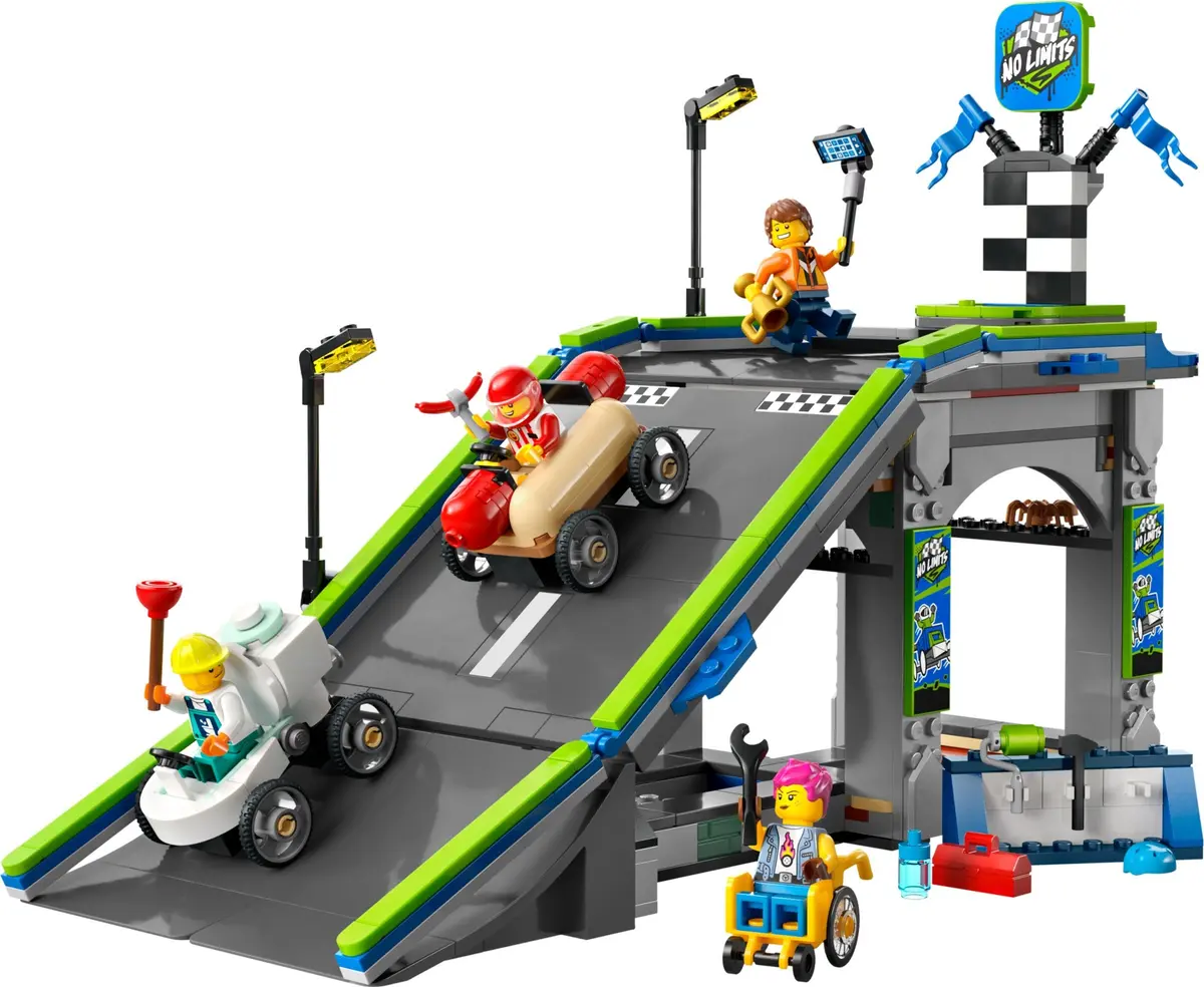 LEGO City 60460 No Limits: Race Car Ramp Track set