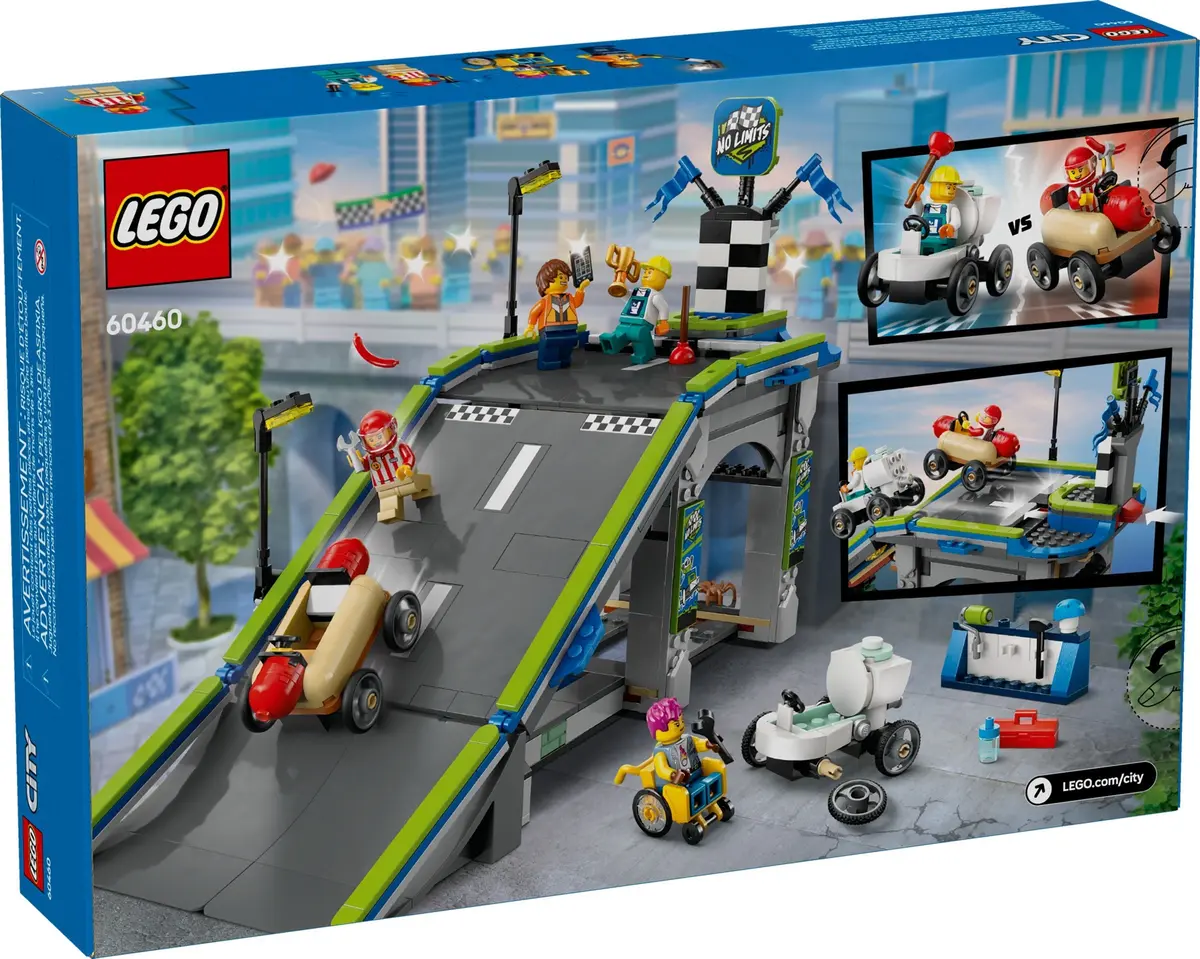 LEGO City 60460 No Limits: Race Car Ramp Track set, image 2