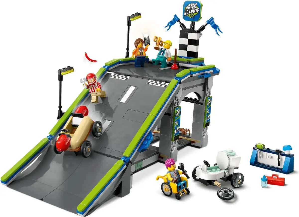 LEGO City 60460 No Limits: Race Car Ramp Track set, image 8
