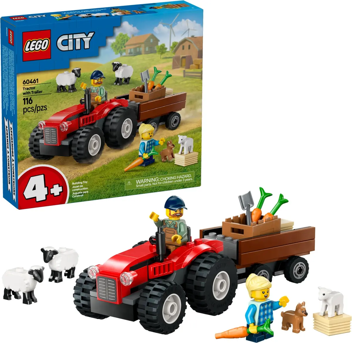 LEGO City 60461 Tractor with Trailer set, image 3