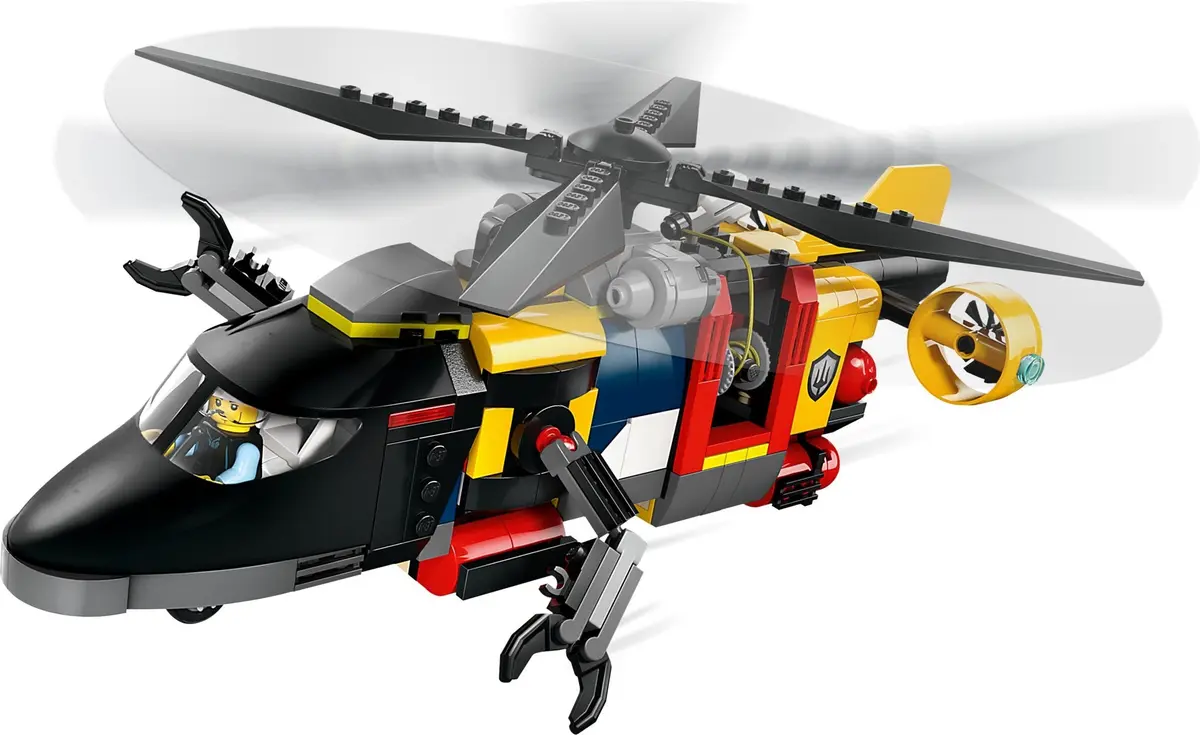 LEGO City 60462 Helicopter, Fire Truck & Submarine Remix set, image 10