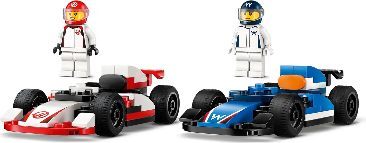 LEGO City 60464 F1 Williams Racing & Haas F1 Race Cars set, image 4