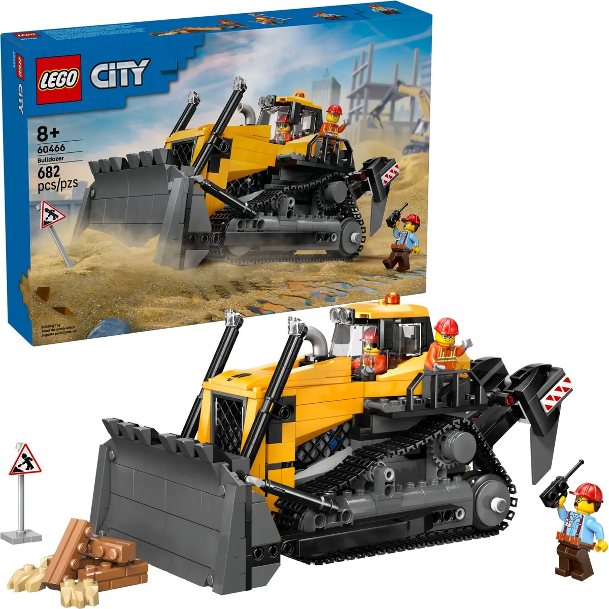 LEGO City 60466 Bulldozer set, image 3