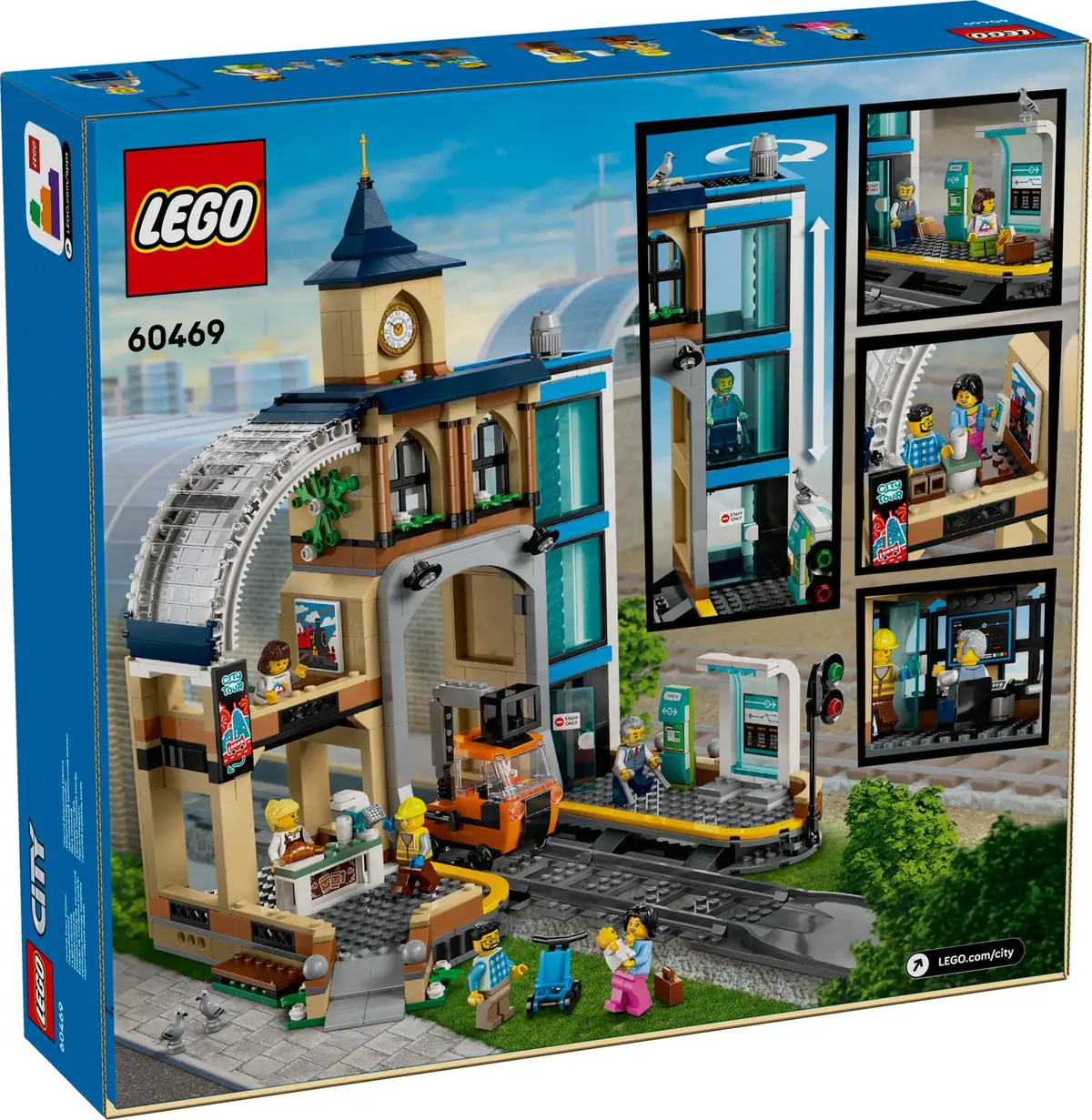 LEGO City 60469 Central Train Station set, image 2