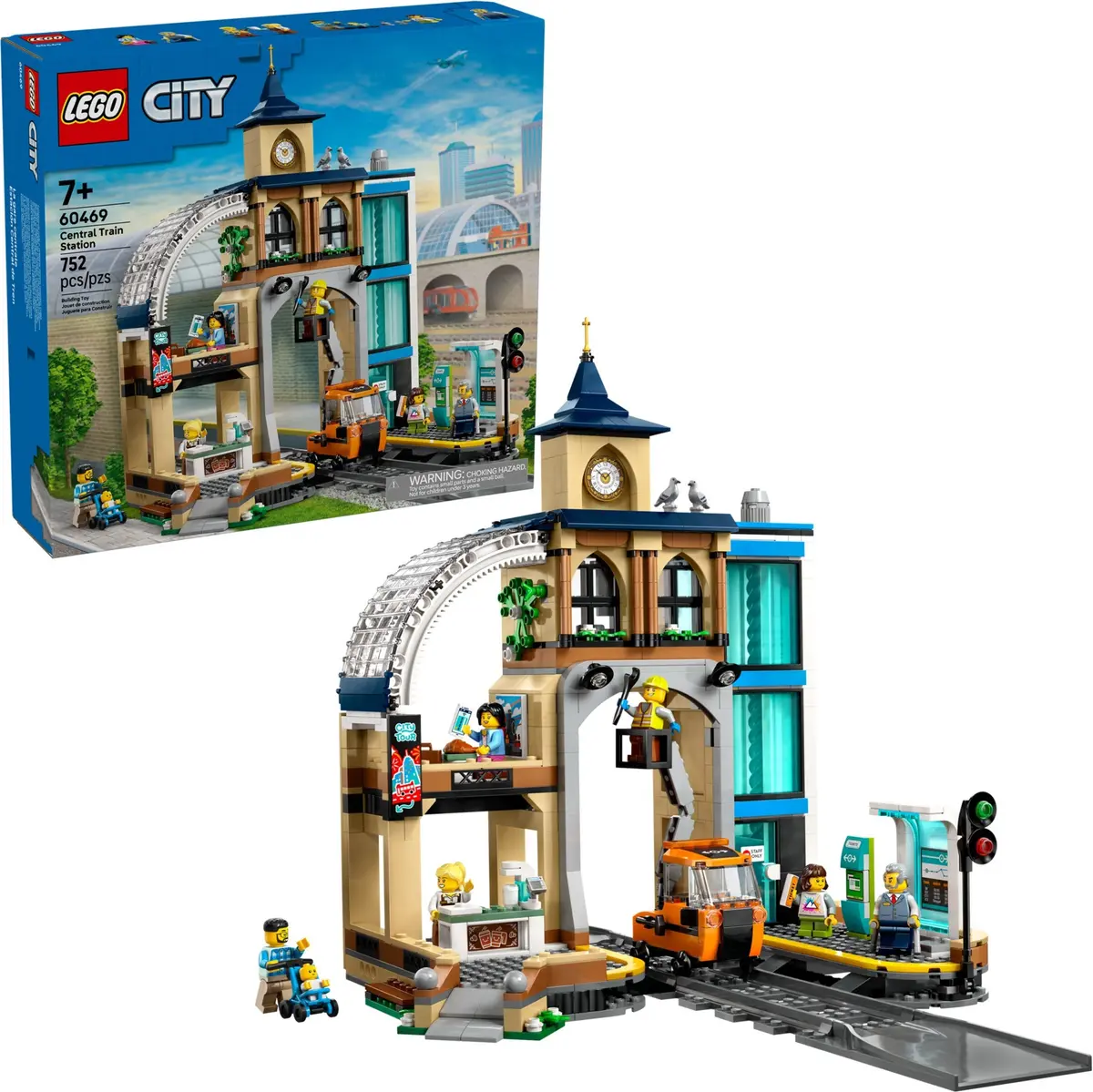 LEGO City 60469 Central Train Station set, image 3