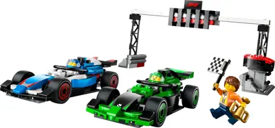 LEGO City 60474 F1 Grid with VCARB & Sauber Race Cars set