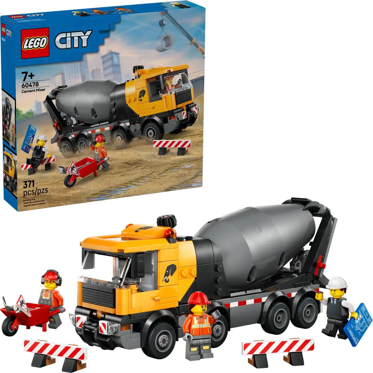 LEGO City 60478 Cement Mixer set, image 3
