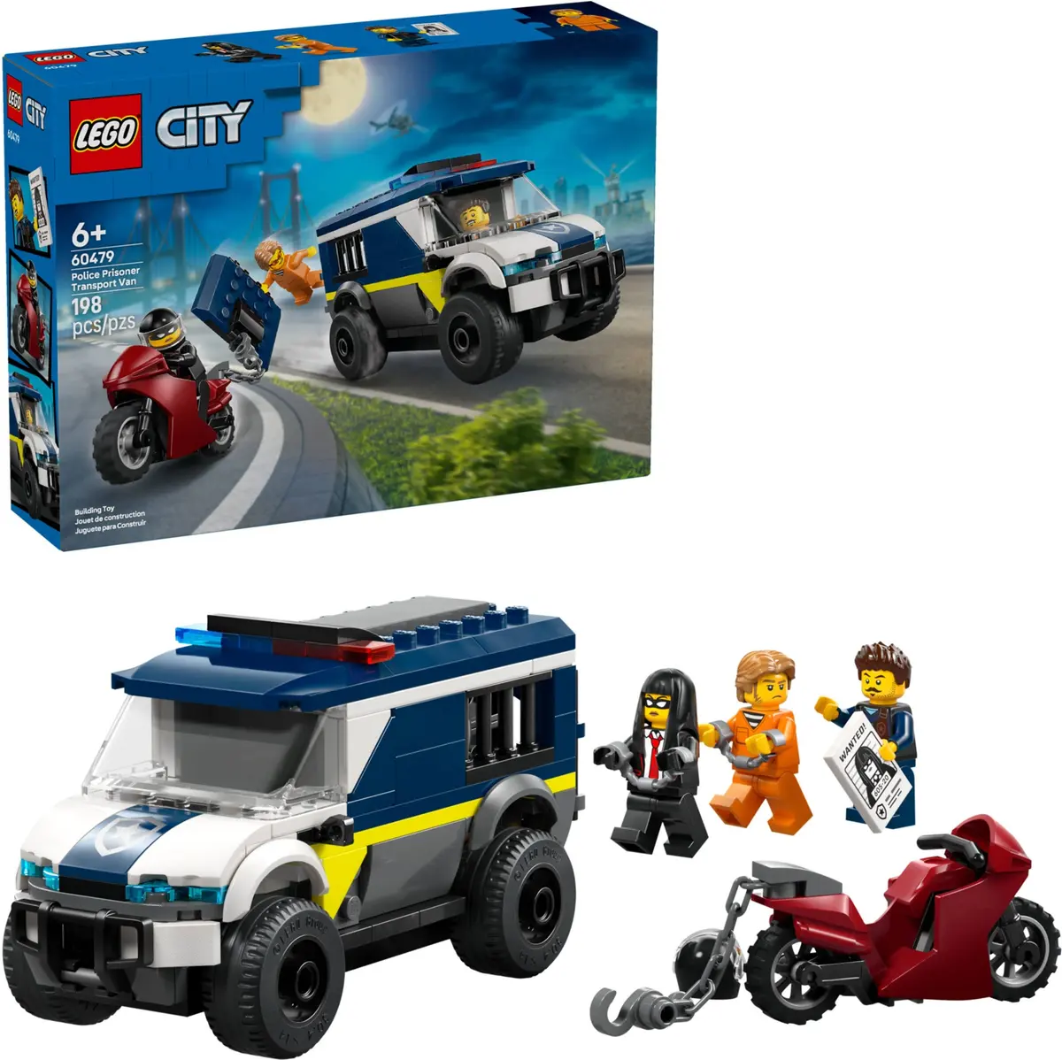 LEGO City 60479 Police Prisoner Transport Van set, image 3