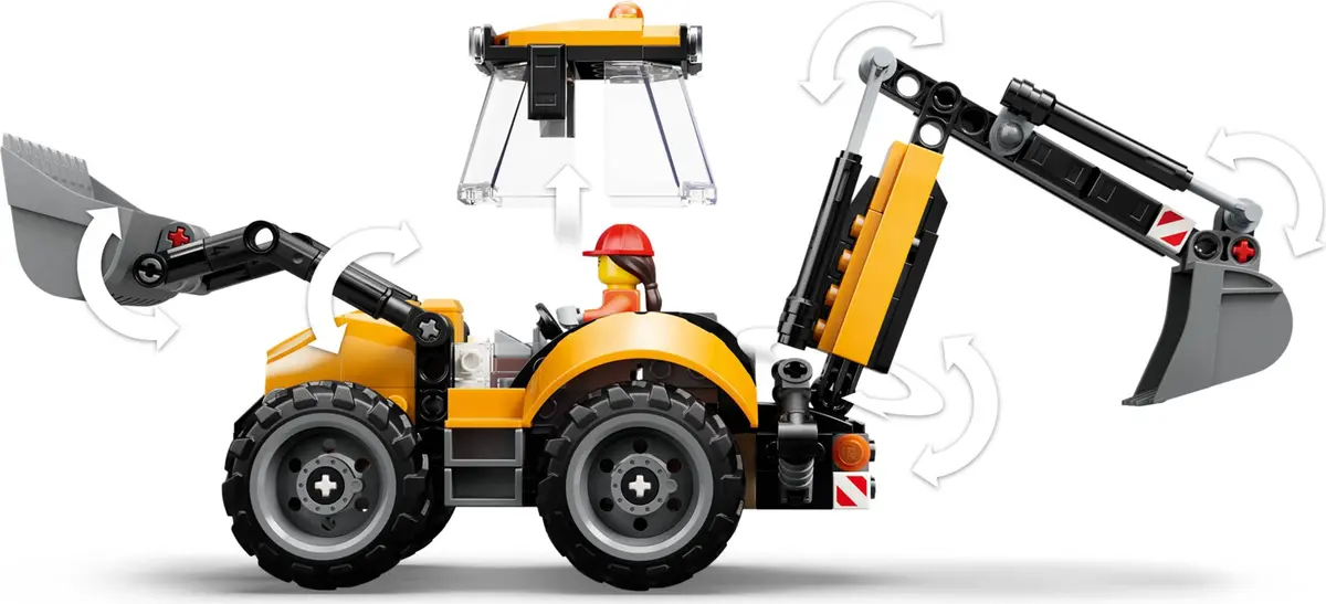 LEGO City 60480 Backhoe Loader set, image 11