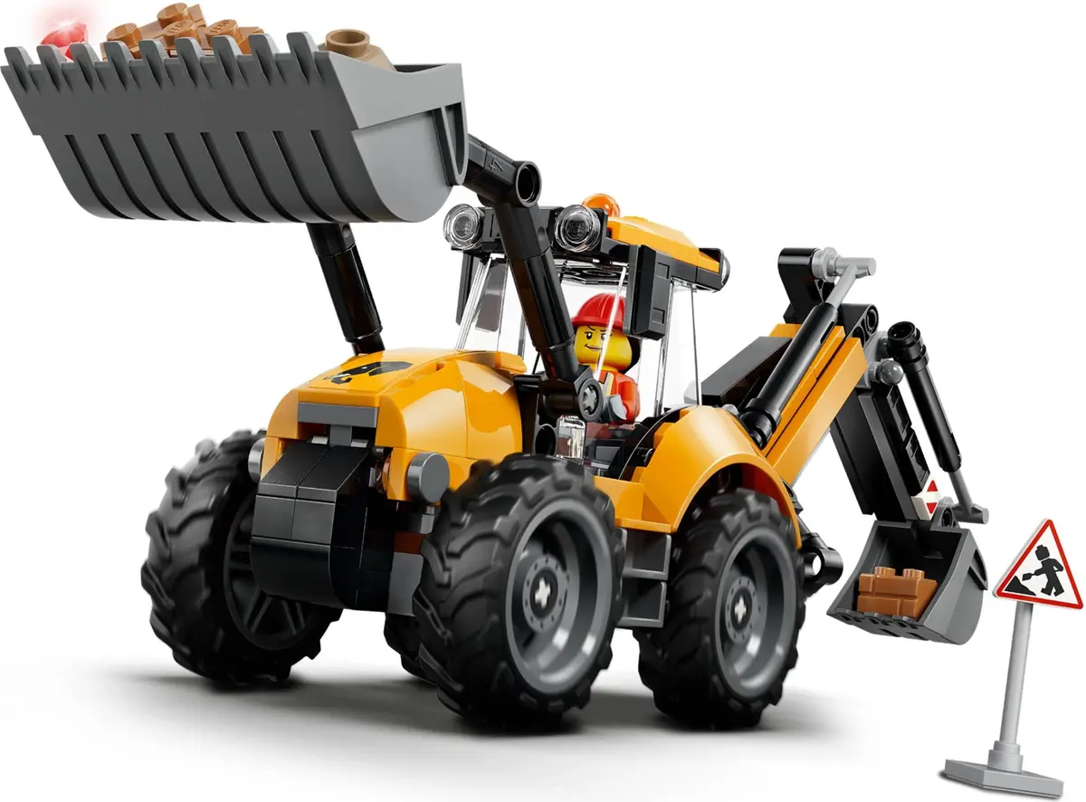 LEGO City 60480 Backhoe Loader set, image 8