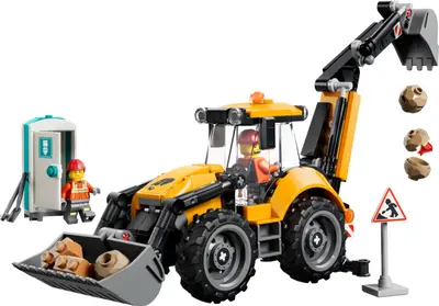 LEGO City 60480 Backhoe Loader set
