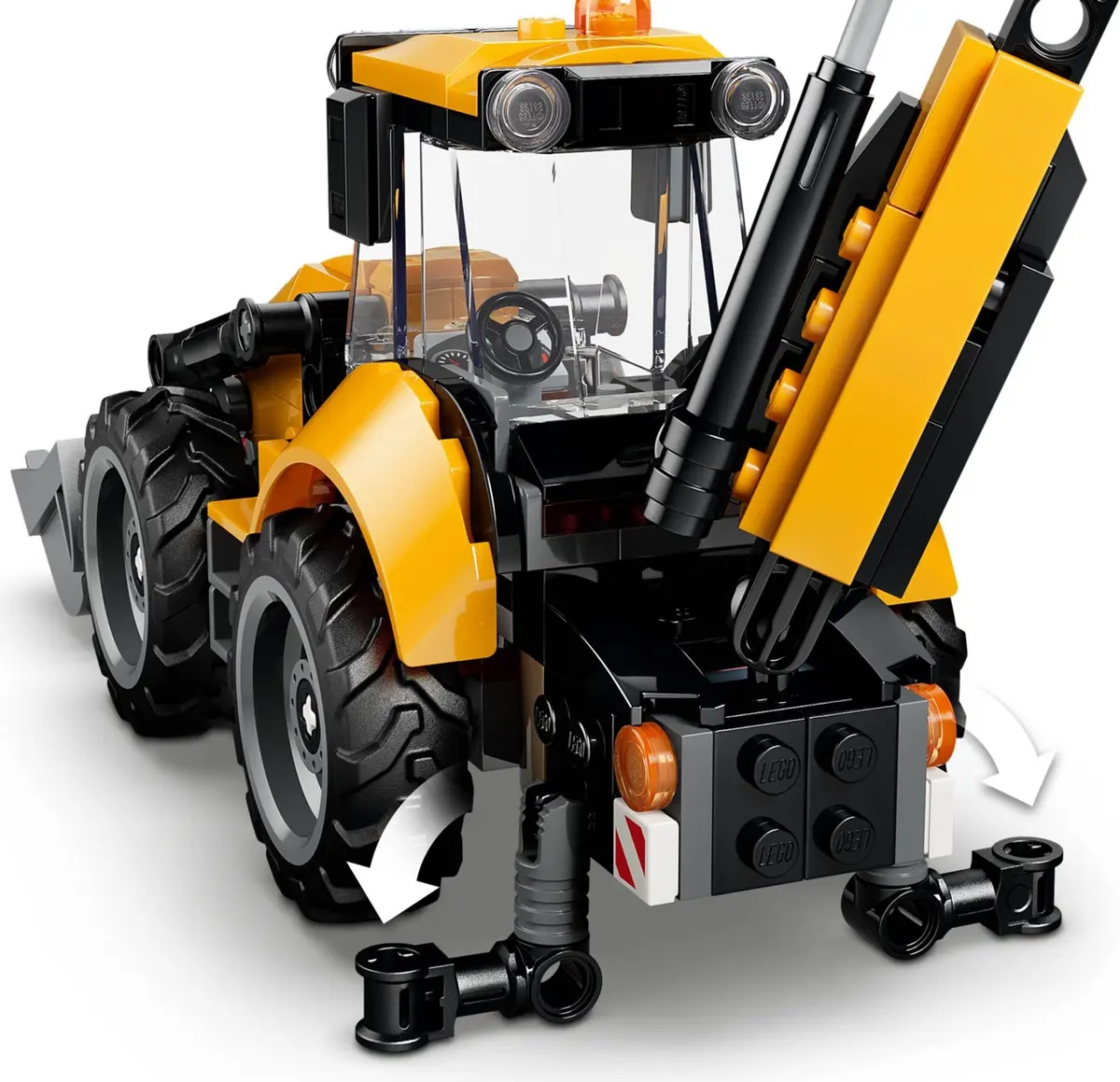 LEGO City 60480 Backhoe Loader set, image 12