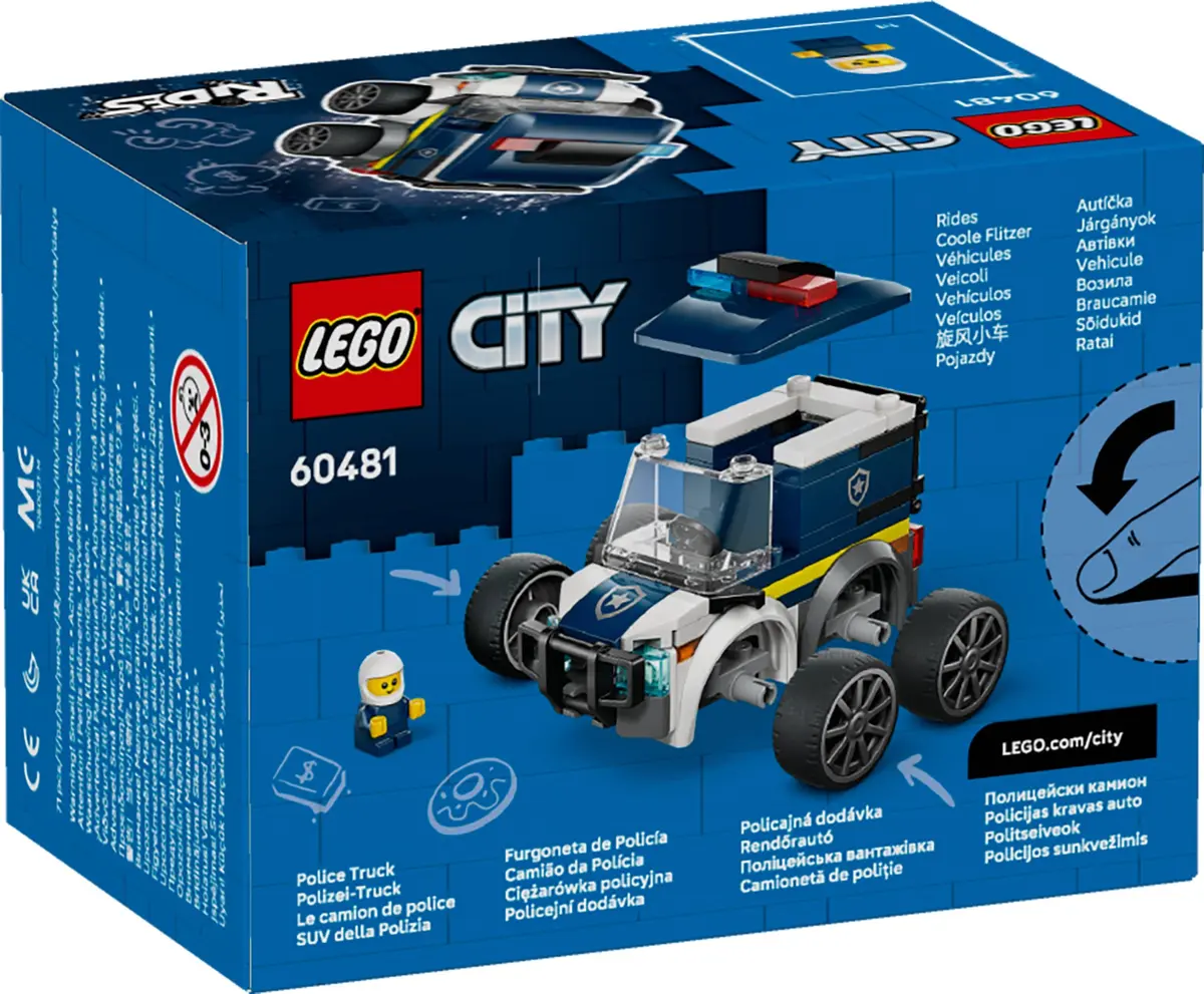 LEGO City 60481 Police Truck set, image 2
