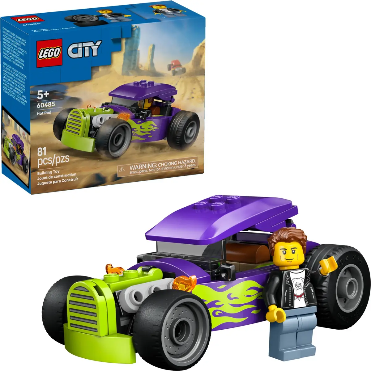 LEGO City 60485 Hot Rod set, image 3