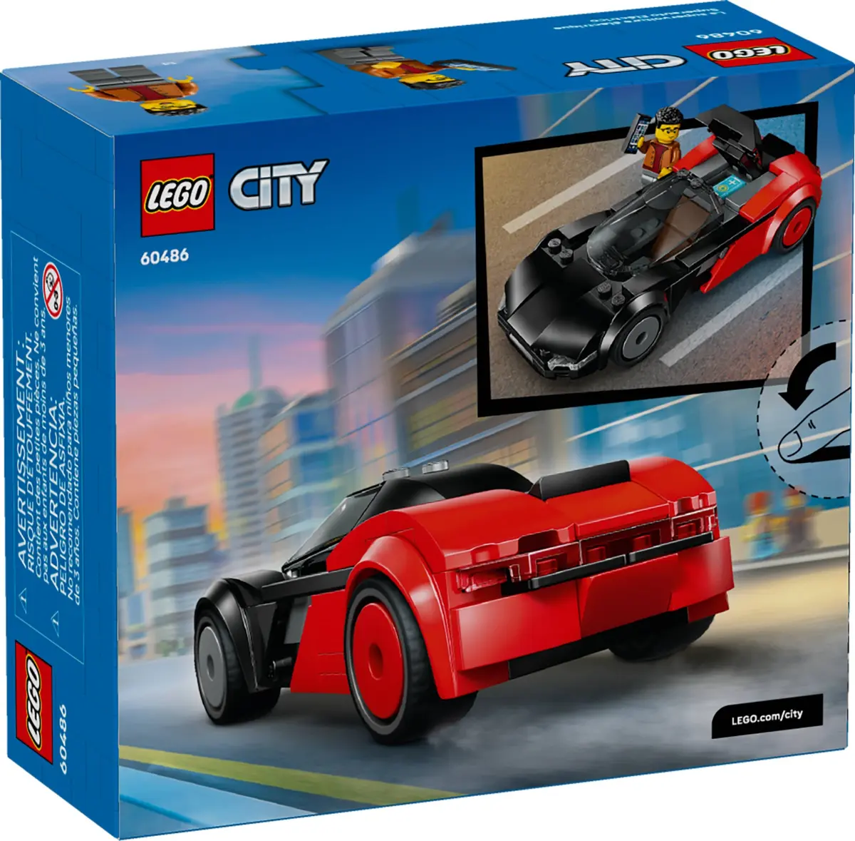 LEGO City 60486 EV Supercar set, image 2